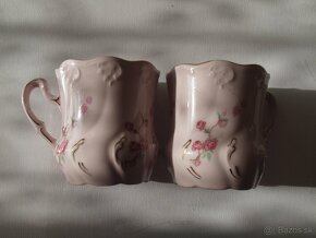 Predám šálky ružový porcelán Chodov - 4