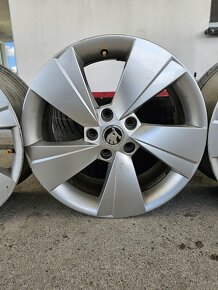 5x112 r17 škoda alu disky - 4