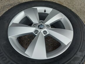 5x112R17 elektrony ŠKODA KODIAQ-KAROQ-215/65R17 zimné pneu - 4