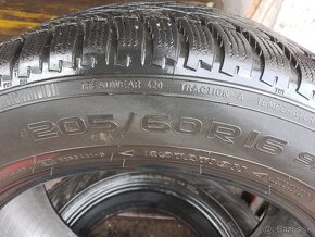 2x zimné pneumatiky 205/60r16 - 4