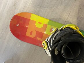 predam komplet snowboard s viazanim a topankami - 4