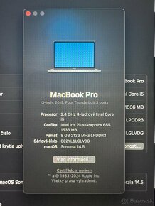 Predám macbook pro 13, touch bar, 2019 - 4