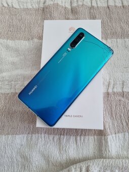 Huawei P30 modry dual sim v zachovalom stave - 4