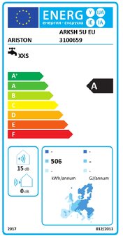 ARISTON ARKSH 5 U EU, 2kW ohrievač vody 5l, beztlakovy - 4