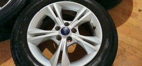 Predám alu. disky Ford 5x108 R16 ,TPMS ,matice,pneu - 4