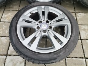 Alu disky 5x112 R17 Mercedes + 225/45 R17 letné - 4