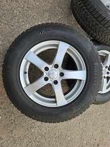 zimní Alu kola Audi Volkswagen dezent 5x112 7jx16 et38 pneu - 4