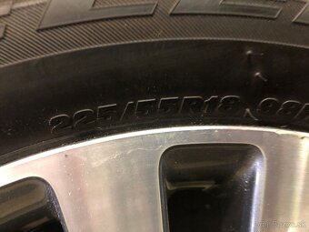 MERCEDES ORIGINAL 5X112 ALU DISKY 18 S PNEU BRIDGESTONE - 4