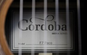 Predám gitaru Cordoba model F7 Paco - 4