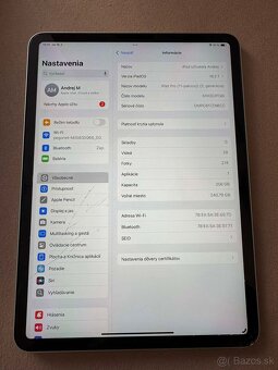 iPad Pro 11 (2th gen) 256GB Silver - rozbité sklo - 4