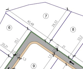 Zvolen - stavebný pozemok s projektom na rodinný dom, 804m2 - 4