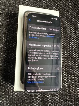 iPhone 15 Pro 128GB Natural Titanium 100% zdravie záruka - 4