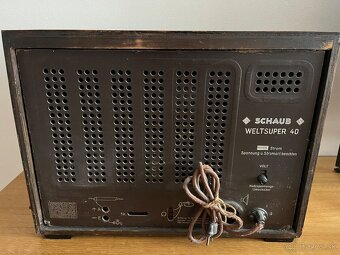 Starožitné rádio schaub 1939 - 4