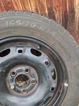 4 letné pneu Sebring 165/70 R14 na diskoch - 4