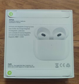 Airpods 3 (Úplne nové/ nerozbalené bt. slúchadla zn. Apple) - 4