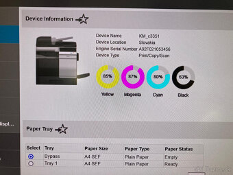 Konica Minolta C3351 s Wifi - 4