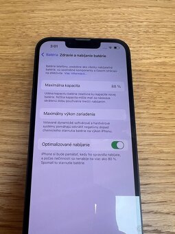 Predám iPhone 13 128GB, TOP stav, VOLNY, 88% BAT - 4