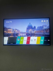 Predám LCD SMART TV LG 43UJ6307 4K UHD spolu s Držiakom. - 4