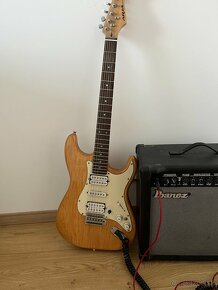 Gitara Aria - STG + kombo ibanez Tone Blaster 25 + efekt - 4