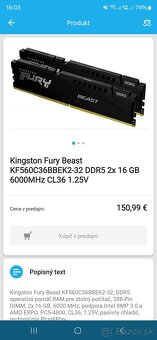 DDR5 32GB ( 2x 16gb kit ) 6000mhz - 4