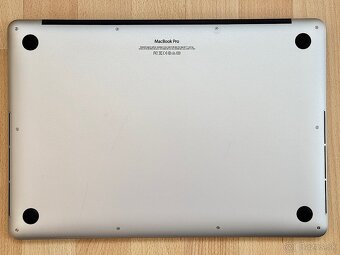 MacBook Pro 15" i7-2.6GHz,4j/16GB/256GB, BATÉRIA 6 hod. - 4