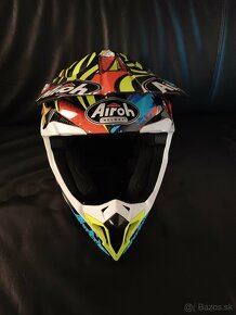 Nova motocross prilba AIROH vel. M + okuliare MTR - 4