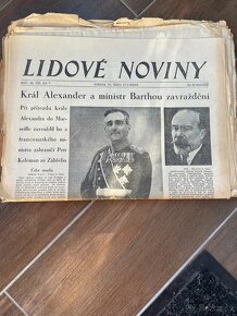 lidove noviny stare noviny historicke noviny z r. 1939 - 4