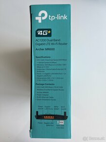 Predám TP-LINK Archer MR600 V2 4G+ Cat6 AC1 - 4