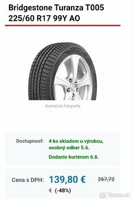 Bridgestone Turanza 225/60 R17 - 4