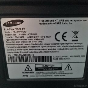 Samsung plazma TV - 4