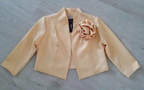 Zlaté sako s ružou v.L - 4