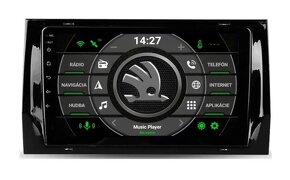 SKODA kvalitné 10"palc dotykove android autoradio - nové - 4