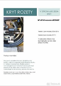 Kryt rozety Suzuki V Strom 650 2004-2021 - 4