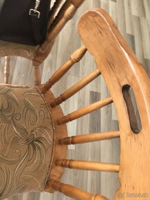 Stoličky z tvrdého dreva - 4