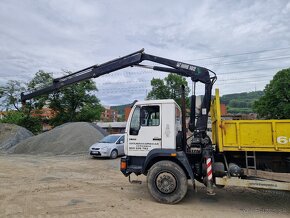 Man 18.264 sklápěč s hydraulickou rukou Hiab - 4