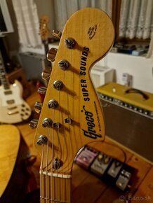 Predám stratocaster Greco SE-450 70te roky - 4