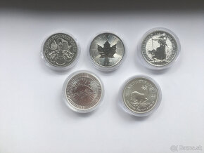 1 oz Ag mince - investičné striebro - 4