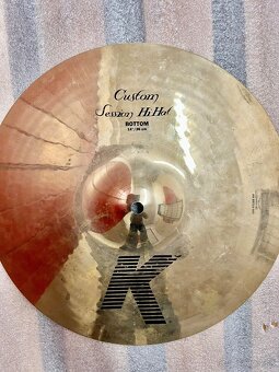 Zildjian K custom session 14" hihat. - 4