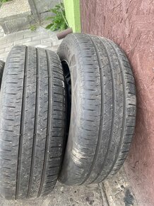 Plechove disky 5x112 r15 letne pneu Continental 195/65 r15 - 4