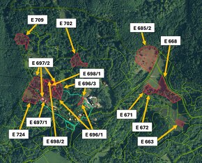 Prochot (ZH) - 6.069 m2 LESNÉ POZEMKY pri chatovej oblasti - 4