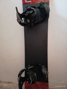 163 cm pansky snowboard Elan El grande + viazanie Salomon - 4