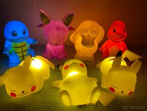 Nové lampy Pokémon Pikachu rôzne druhy s vloženou batériou - 4