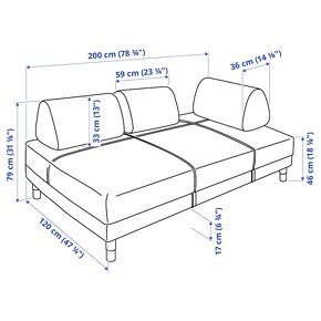 Pohovka FLOTTEBO z Ikea - 4