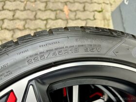 Alu kola BMW X1 X2 X3 M3 5x112 225/45/18 čidla Pěkne - 4