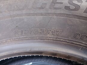 Zimné Pneumatiky Bridgestone 215/65 r17 - 4