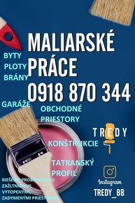 Maliarske práce - KVALITNE A PRECIZNE - 4