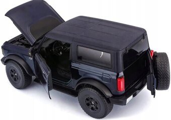 Maisto Ford Bronco Wildtrak 2021, 1:18,čierna metalíza 3145 - 4