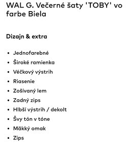 Biele večerné šaty - 4