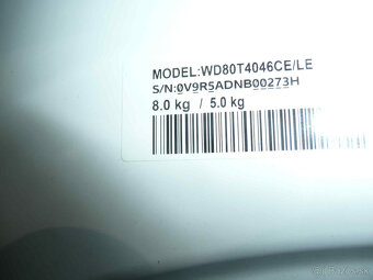 so sušičkou Samsung WD8DT4046C - 4