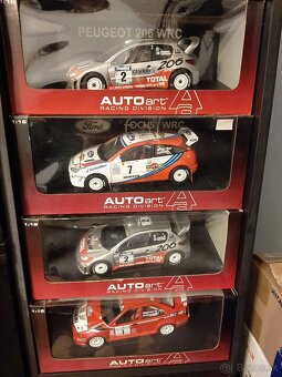 1:18 Autoart ,Kyosho ,Ut Rally modely - 4